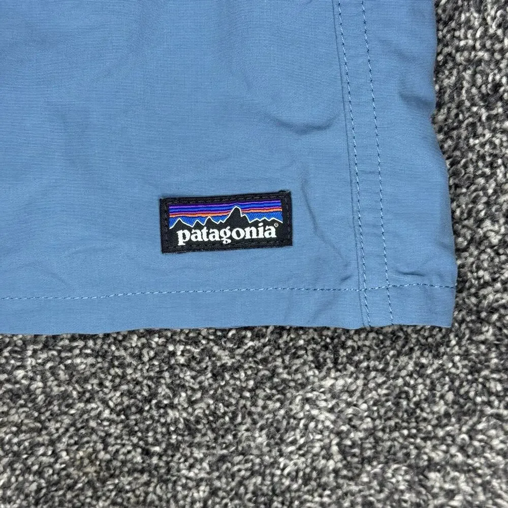 Patagonia Baggies Lights Shorts Mens XXL Blue Nylon Unlined Athletic Running